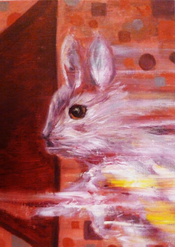photon rabbit di Tenmi Hanagi, Pittura in vendita su Singulart