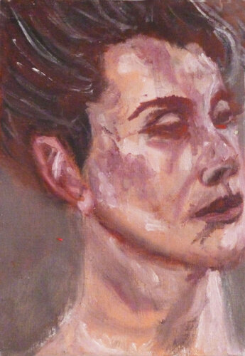 Woman-2 van Tenmi Hanagi, Schilderij te koop op Singulart