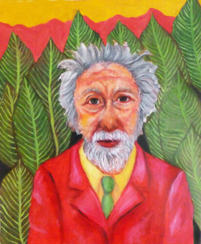 My wearing red scarf di Tenmi Hanagi, Pittura in vendita su Singulart