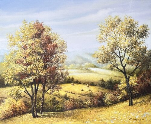 The Spirit of Autumn by IRENA LUTINSKAITE, Painting for Sale on Singulart