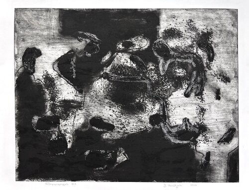 Monoprint N3 von Elen Arakelyan, Druck kaufen auf Singulart