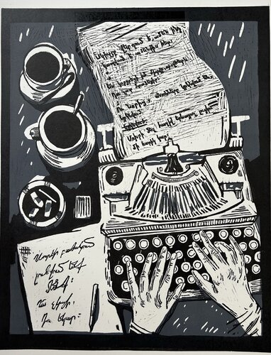 Typewriter von Elen Arakelyan, Druck kaufen auf Singulart