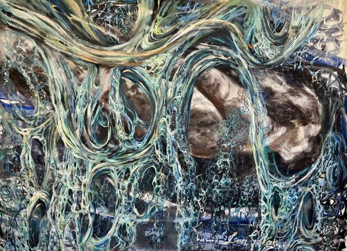 Among the Algae di Lina Golan, Pittura in vendita su Singulart