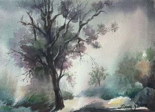 Autumn di Lina Golan, Pittura in vendita su Singulart