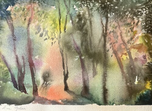 Imaginary Forest di Lina Golan, Pittura in vendita su Singulart