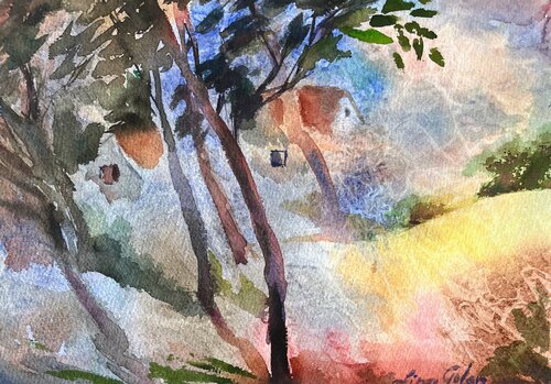 Before Sunset di Lina Golan, Pittura in vendita su Singulart