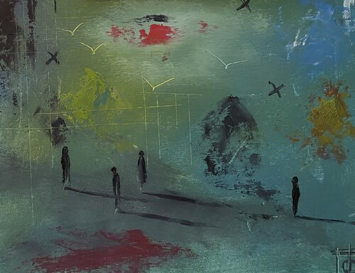 The dead van Tornike Otiashvili, Schilderij te koop op Singulart