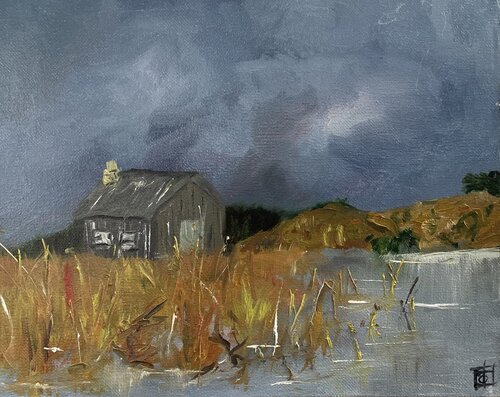 Landscape by Tornike Otiashvili, Painting for Sale on Singulart