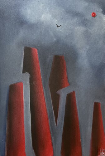 COLLAPSE van Tornike Otiashvili, Schilderij te koop op Singulart