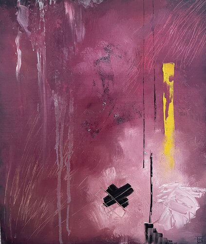 Echoes of the unseen van Tornike Otiashvili, Schilderij te koop op Singulart