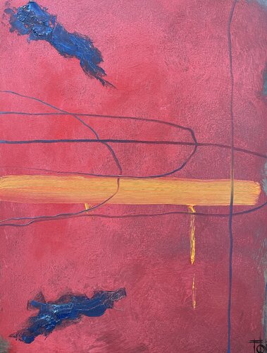 BETWEEN van Tornike Otiashvili, Schilderij te koop op Singulart