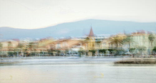 Promenade du Cros de Cagnes van Franck Brizzi, Fotografie te koop op Singulart