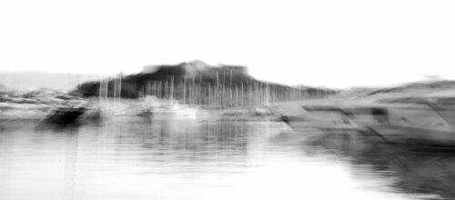 Fort Carré Antibes noir et blanc de Franck Brizzi, Fotografía a la venta en Singulart