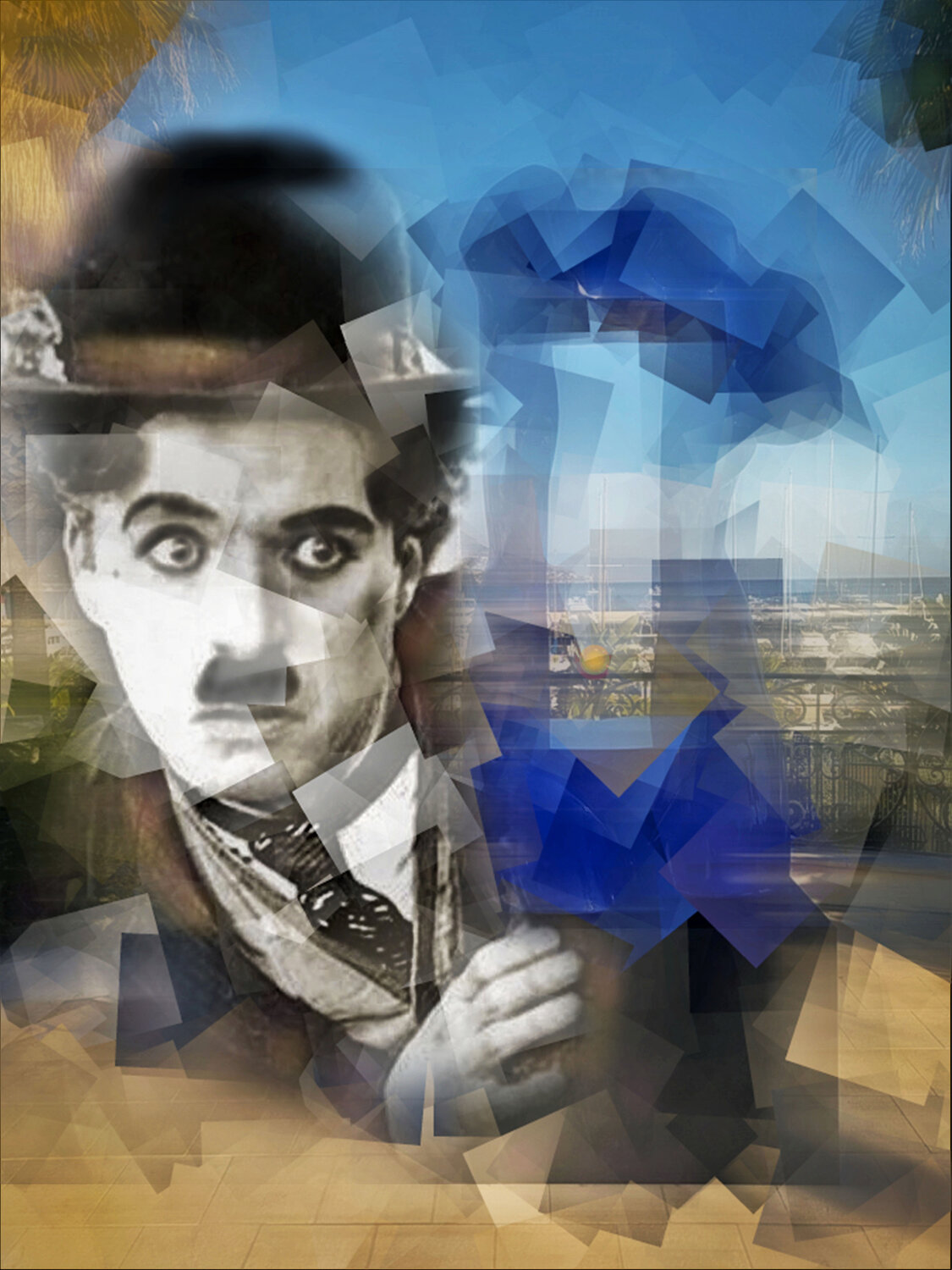 Saint Jean Cap Ferrat, The Chaplin Franck Brizzi Digital en venta