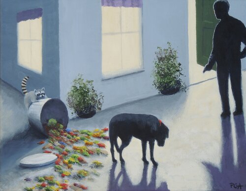 Maxx Gets Blamed van Phyllis Andrews, Schilderij te koop op Singulart