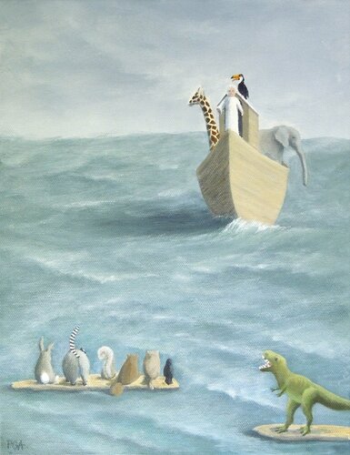 Snubbed by the Ark van Phyllis Andrews, Schilderij te koop op Singulart