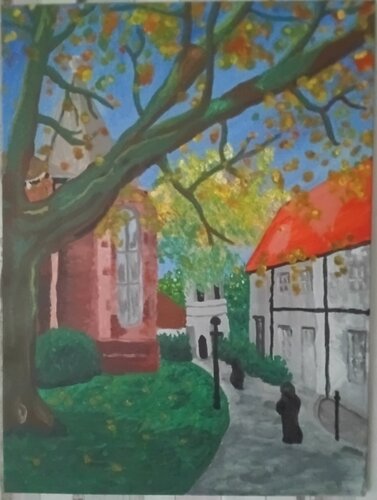 Das Schloss bei Cappenberg de Denis Dolheimer, Pintura a la venta en Singulart