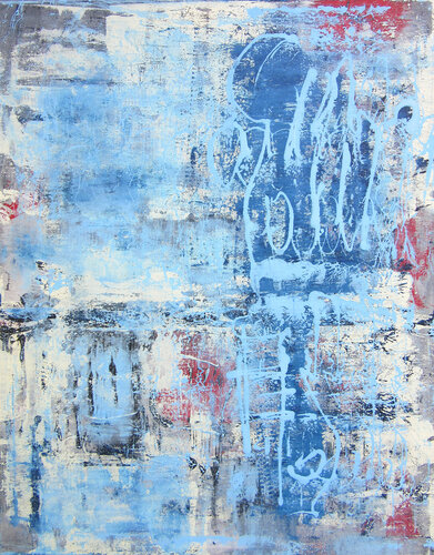 Blue Barock van Helmut Pfeiffer, Schilderij te koop op Singulart
