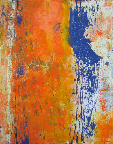 No. 79 (Orange Dominant) van Helmut Pfeiffer, Schilderij te koop op Singulart