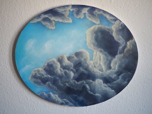 Wolken l par Philipp Spalt, Peinture en vente sur Singulart