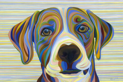 Beagle Puppy von Kate Hoyer, Malerei kaufen auf Singulart