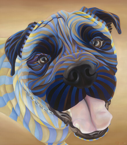 Max the Mastiff di Kate Hoyer, Pittura in vendita su Singulart