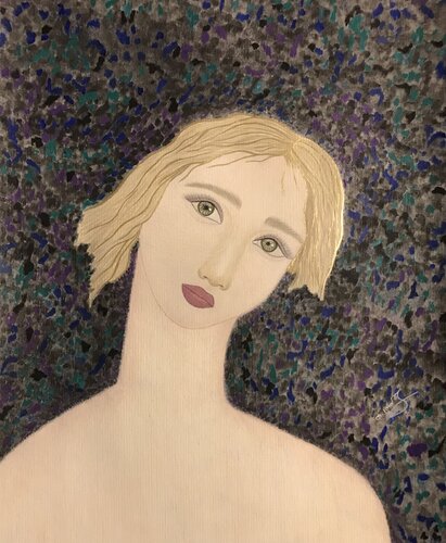 “Angel of happiness” von Tatia Tsindeliani, Malerei kaufen auf Singulart
