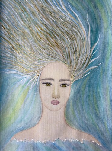 “ Guardian creature“ von Tatia Tsindeliani, Malerei kaufen auf Singulart