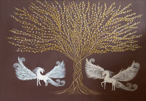 “Magical fantasy” van Tatia Tsindeliani, Schilderij te koop op Singulart