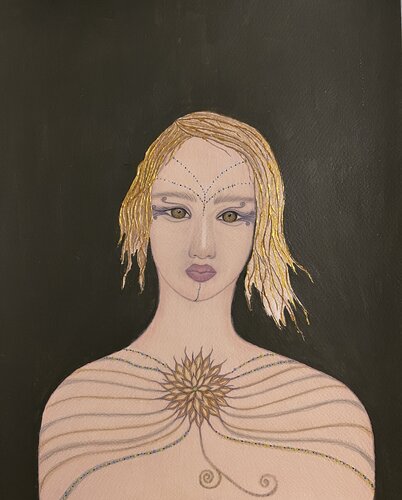 “Map of the Inner Sky” by Tatia Tsindeliani, Painting for Sale on Singulart