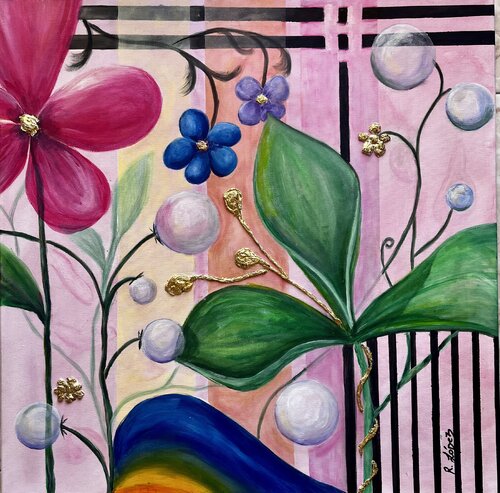 Oniric Blooming von Raquel López Solano, Malerei kaufen auf Singulart