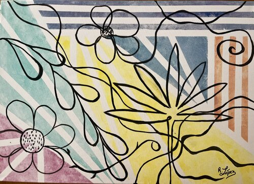 Nature Lines van Raquel López Solano, Schilderij te koop op Singulart
