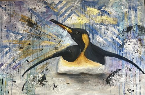 Cold around by Raquel López Solano, Painting for Sale on Singulart