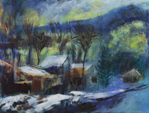 Don't Sleep Now by Maria Zamani, Painting for Sale on Singulart