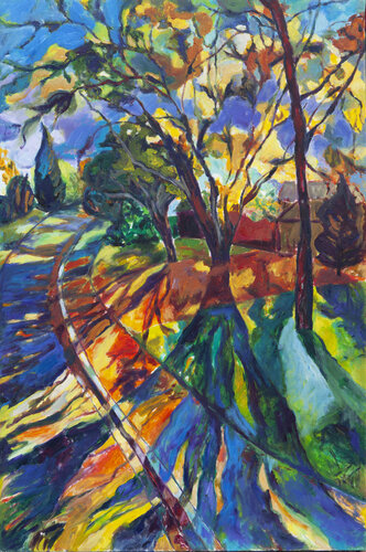 Shadow's Tale by Maria Zamani, Painting for Sale on Singulart