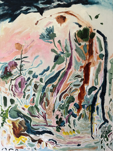 Frolic In The Bloom van Kylie Sams, Schilderij te koop op Singulart