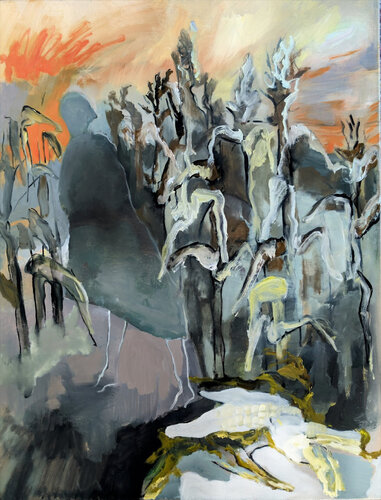 Echoes Beneath the Corn van Viktoria Ovsepian, Schilderij te koop op Singulart