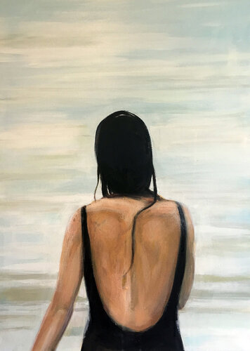Beachgirl by Nenad Selestrin, Painting for Sale on Singulart