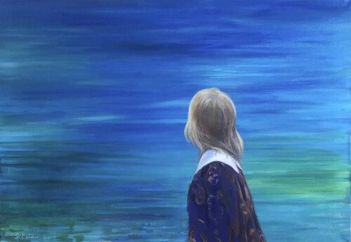 Girl at the Lake by Nenad Selestrin, Painting for Sale on Singulart