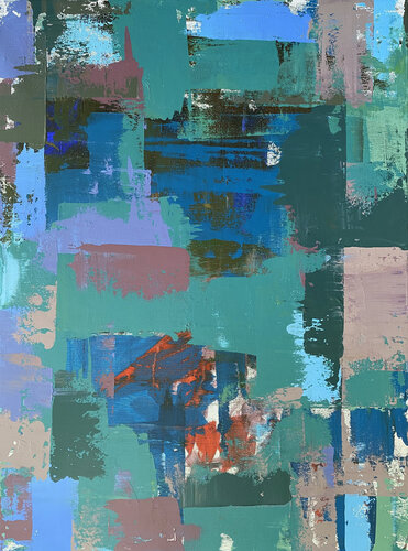 (Earth X) Waters of Expectations IV by Nenad Selestrin, Painting for Sale on Singulart