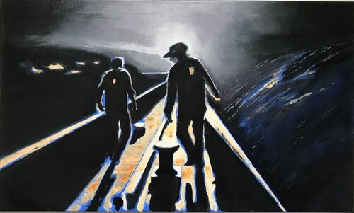 Nachts Kohleschipper / les charbonnier de la nuit Marie-Luise Zetchi Bolte