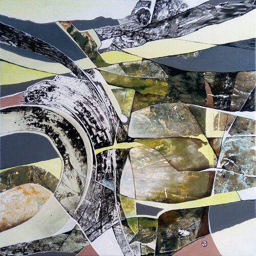 Grey fusion van Michel Buret, Schilderij te koop op Singulart