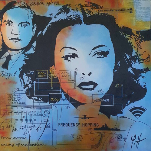 Série "CLOSE UP" - Hedy Lamarr- di yann hervis, Altri media in vendita su Singulart