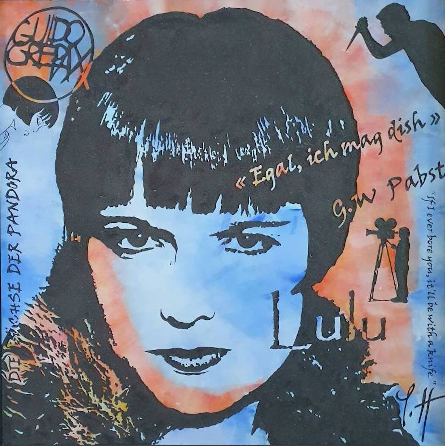 Série "CLOSE UP" - Louise Brooks- yann hervis