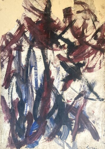 Composition abstraite 1958 von Pierre Gogois, Malerei kaufen auf Singulart