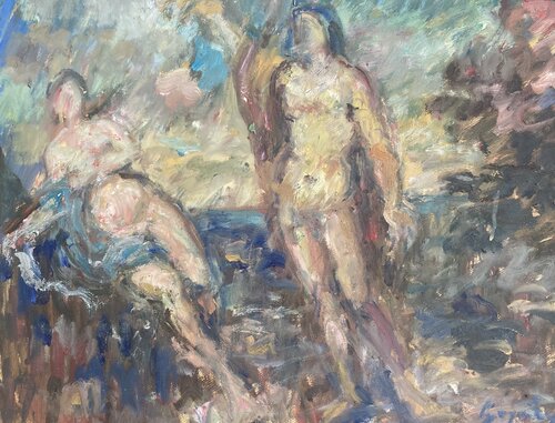 Vénus et Adonis von Pierre Gogois, Malerei kaufen auf Singulart