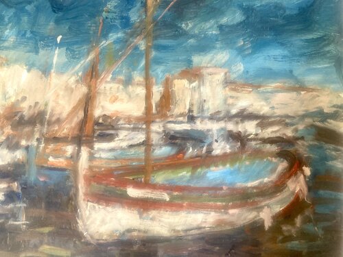 Port de Martigues von Pierre Gogois, Malerei kaufen auf Singulart