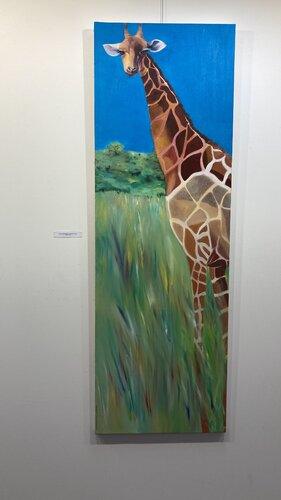 Kafue national park ou Sentinelle africaine van Anne Goninet, Schilderij te koop op Singulart