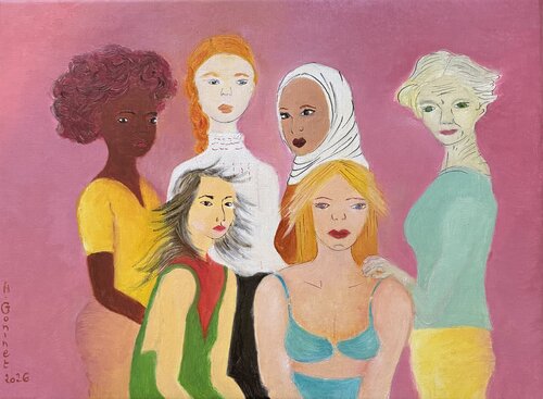 Sororité di Anne Goninet, Pittura in vendita su Singulart