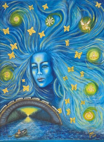 "El Umbral del Alma" van Monica Janer, Schilderij te koop op Singulart